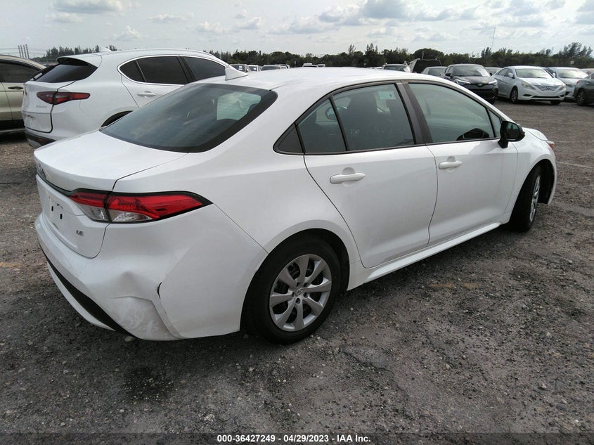 VIN 5YFEPMAE3MP199513 2021 TOYOTA COROLLA LE