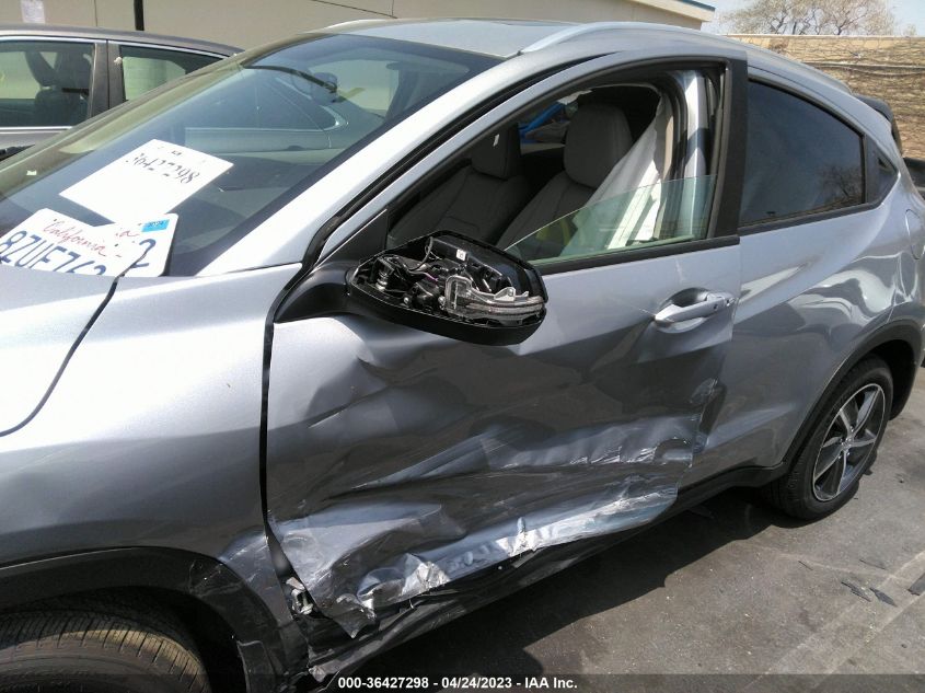 2022 HONDA HR-V EX-L - 3CZRU6H79NM742590