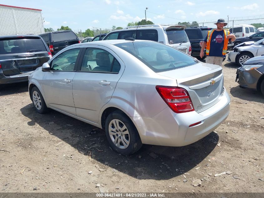 2020 CHEVROLET SONIC LS - 1G1JB5SB8L4143729