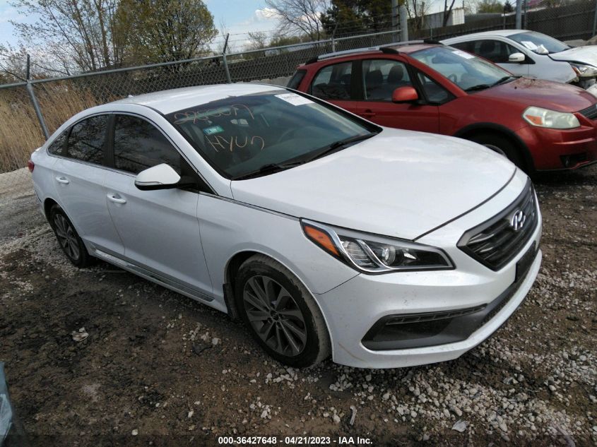 2016 HYUNDAI SONATA 2.4L SPORT - 5NPE34AF4GH269803