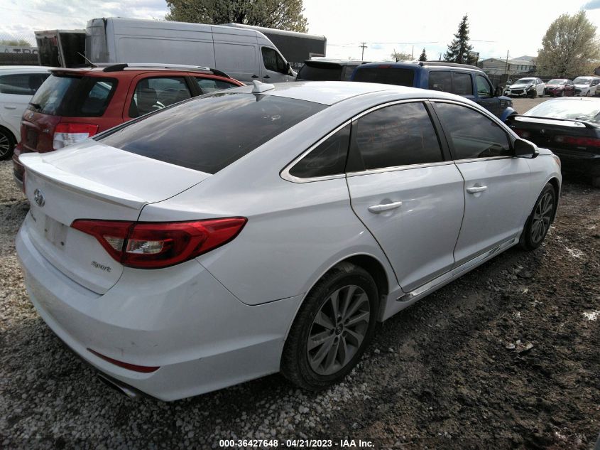 2016 HYUNDAI SONATA 2.4L SPORT - 5NPE34AF4GH269803