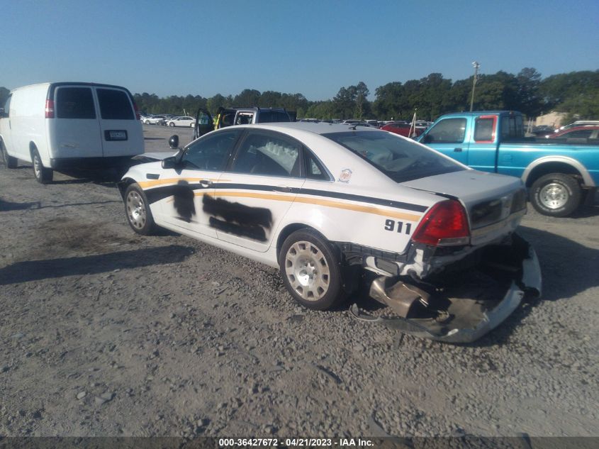 2016 CHEVROLET CAPRICE POLICE PATROL POLICE 6G3NS5U21GL203211