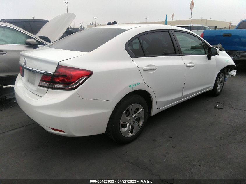 2015 HONDA CIVIC SEDAN LX - 19XFB2F54FE231986