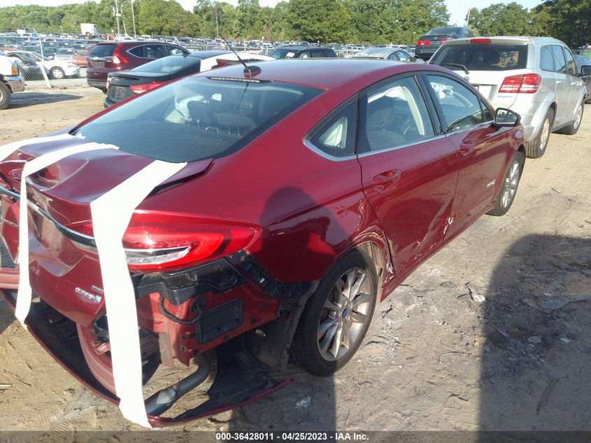 VIN 3FA6P0LUXHR384925 2017 FORD FUSION HYBRID SE