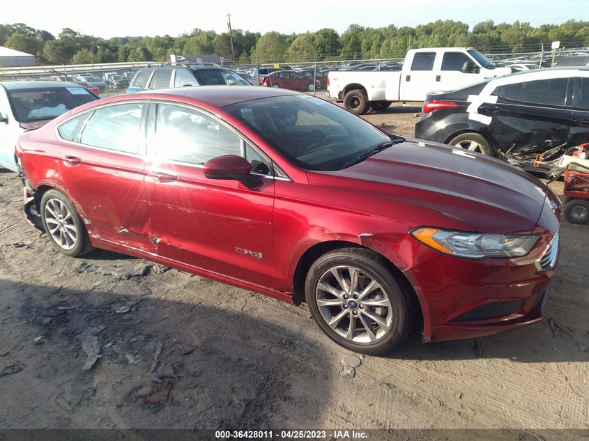 VIN 3FA6P0LUXHR384925 2017 FORD FUSION HYBRID SE