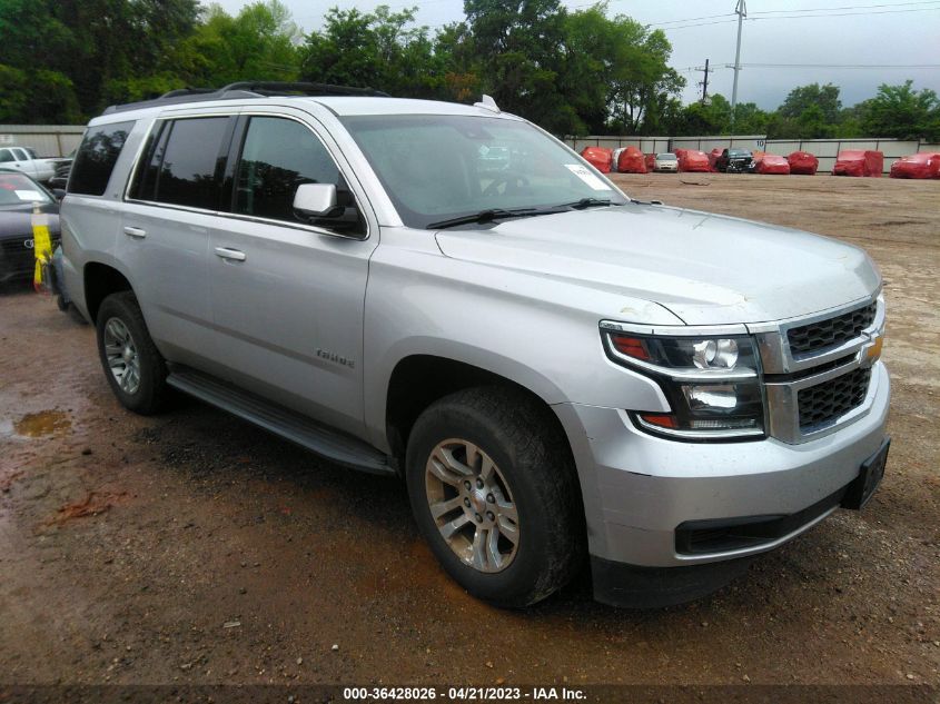 2017 CHEVROLET TAHOE LT - 1GNSCBKC5HR118224