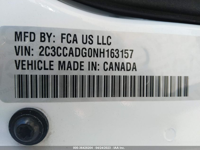 2022 CHRYSLER 300 TOURING L - 2C3CCADG0NH163157