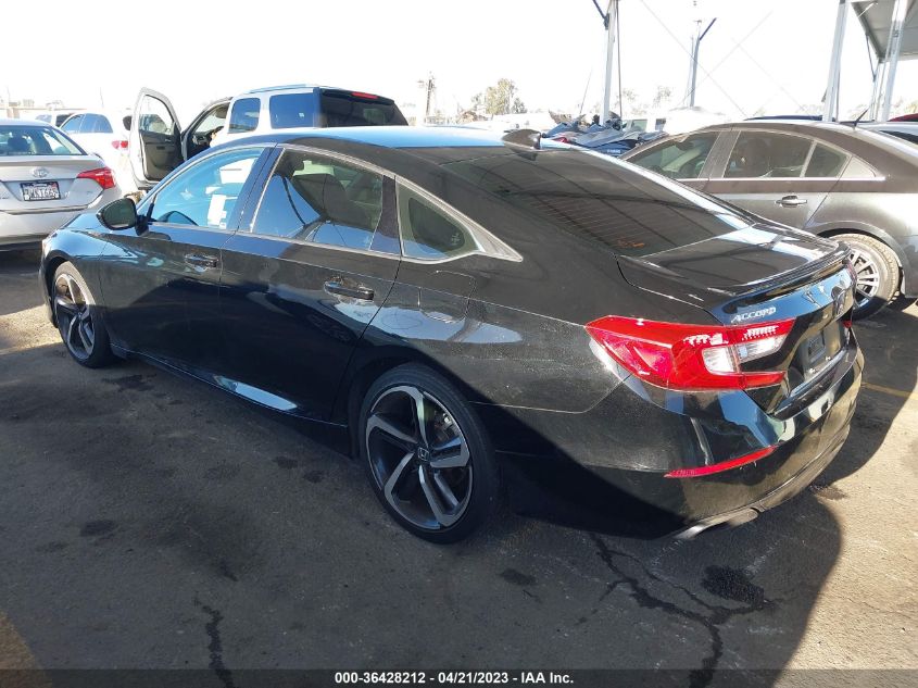 2021 HONDA ACCORD SEDAN SPORT - 1HGCV1F36MA049369