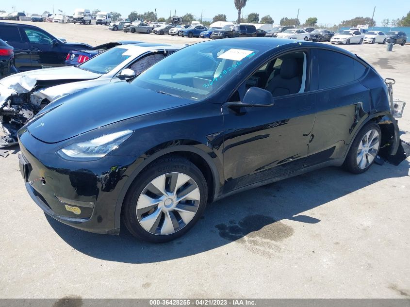 2022 TESLA MODEL Y LONG RANGE - 7SAYGDEE0NF361556