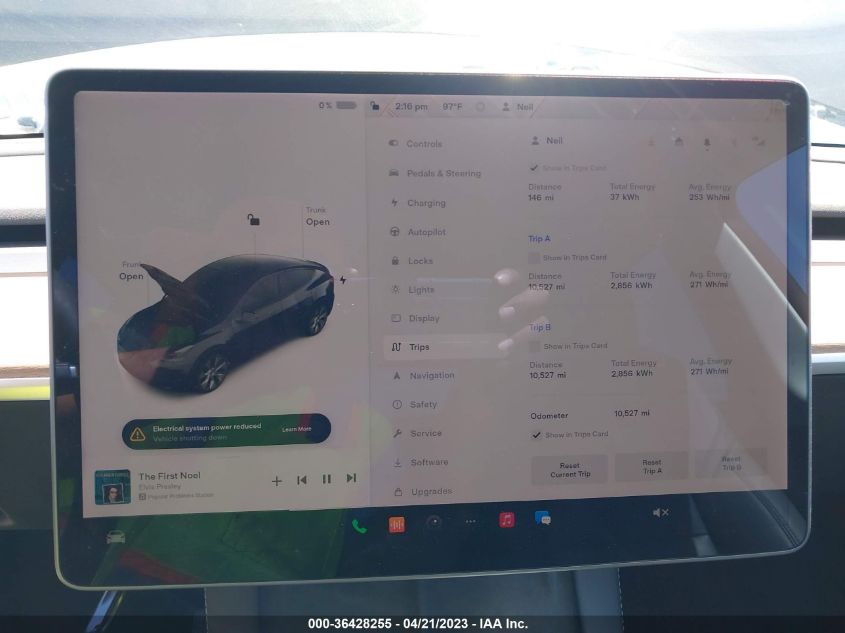 2022 TESLA MODEL Y LONG RANGE - 7SAYGDEE0NF361556