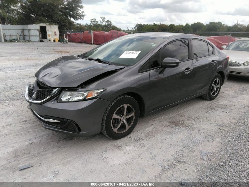 2015 HONDA CIVIC SEDAN SE - 19XFB2F76FE048574