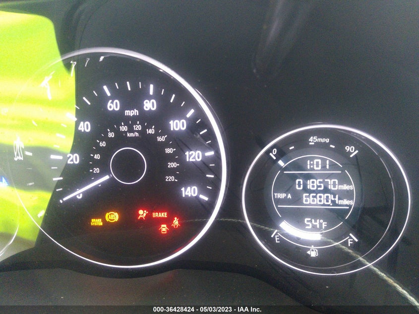 VIN 3CZRU6H10MM719015 2021 HONDA HR-V SPORT