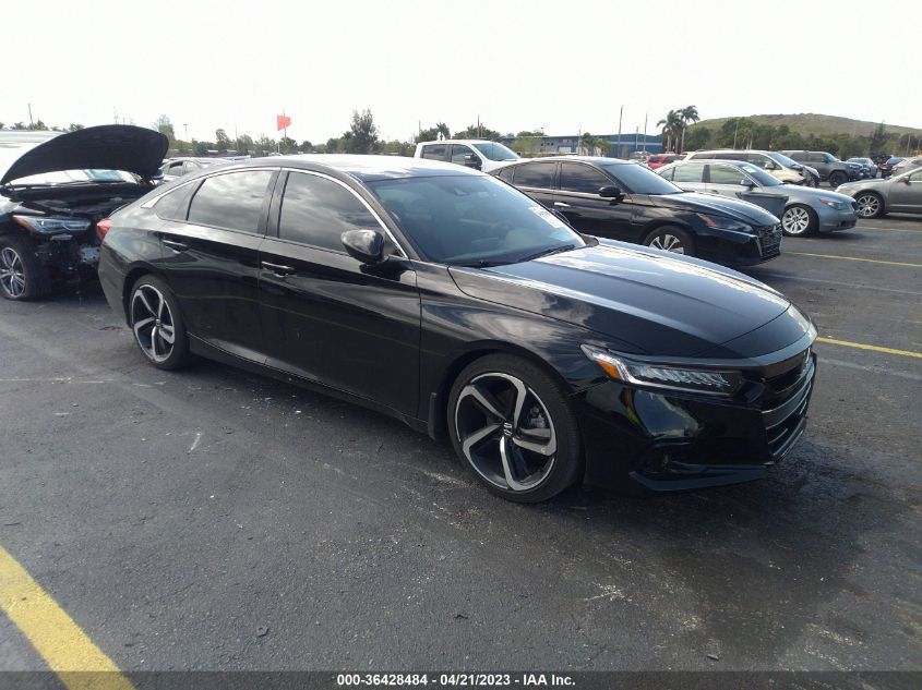 2022 HONDA ACCORD SEDAN SPORT - 1HGCV1F3XNA073174