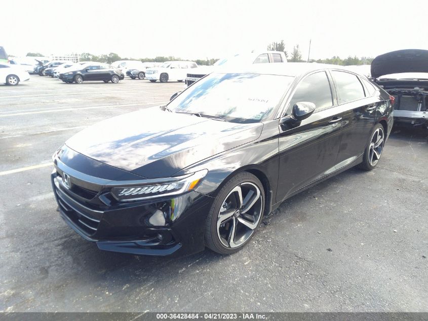 2022 HONDA ACCORD SEDAN SPORT - 1HGCV1F3XNA073174