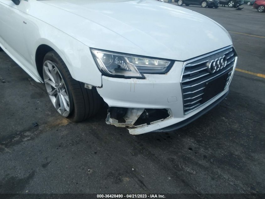 2019 AUDI A4 PREMIUM - WAUDNAF49KN014310