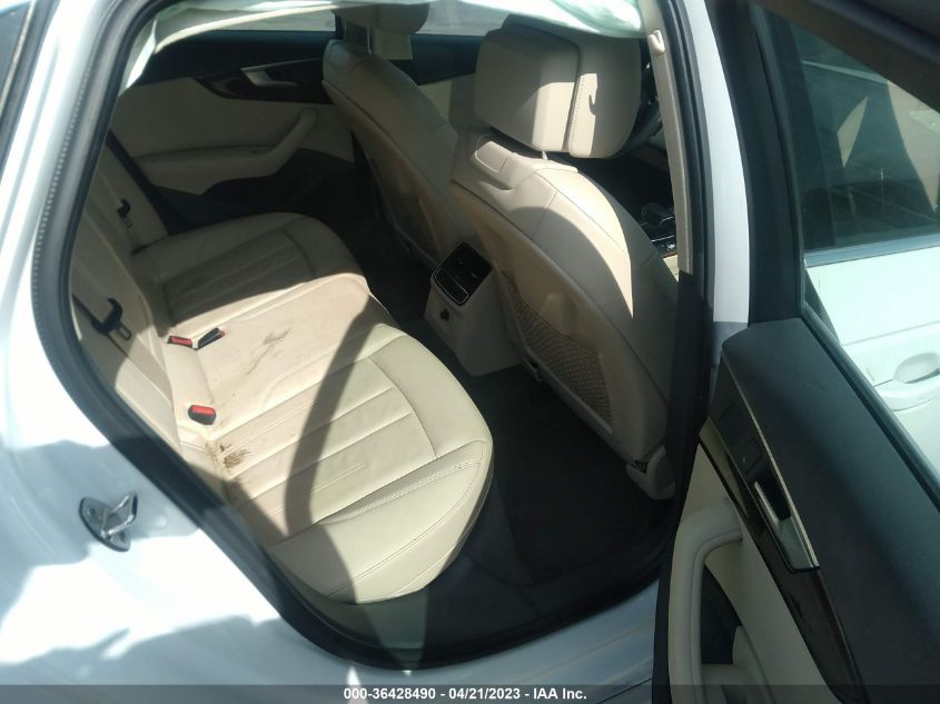 2019 AUDI A4 PREMIUM - WAUDNAF49KN014310