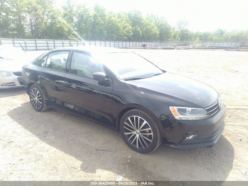 2016 VOLKSWAGEN JETTA SEDAN 1.8T SPORT - 3VWD17AJ7GM288070