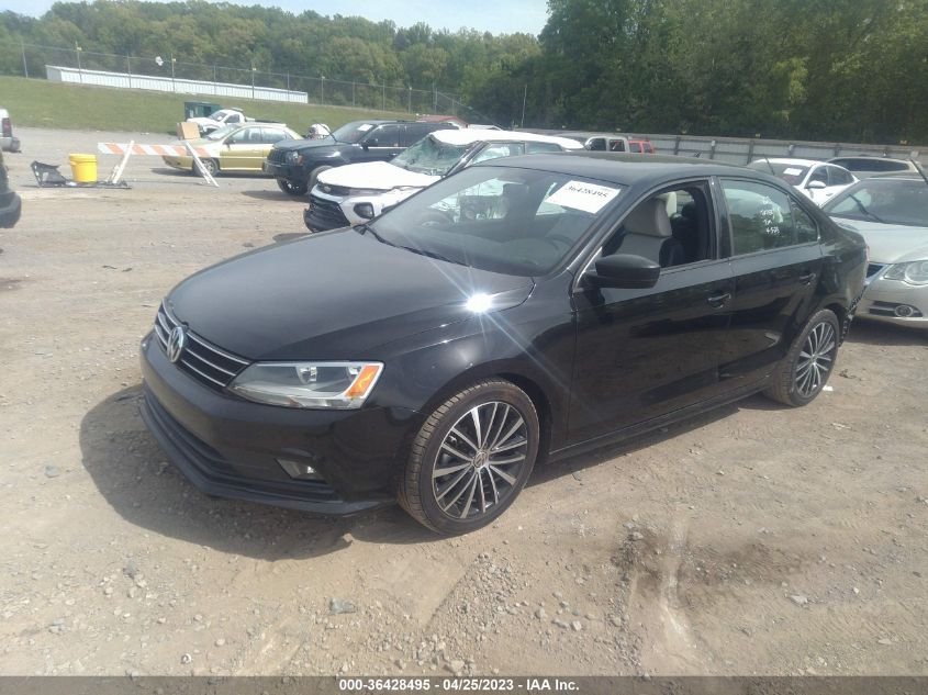 2016 VOLKSWAGEN JETTA SEDAN 1.8T SPORT - 3VWD17AJ7GM288070