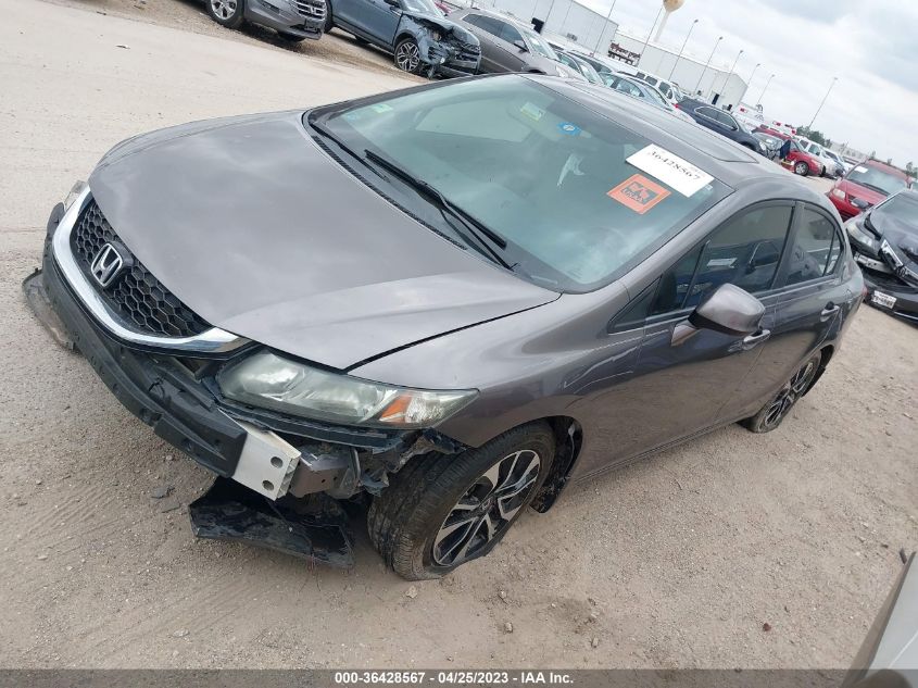 2013 HONDA CIVIC SDN EX - 19XFB2F87DE013323