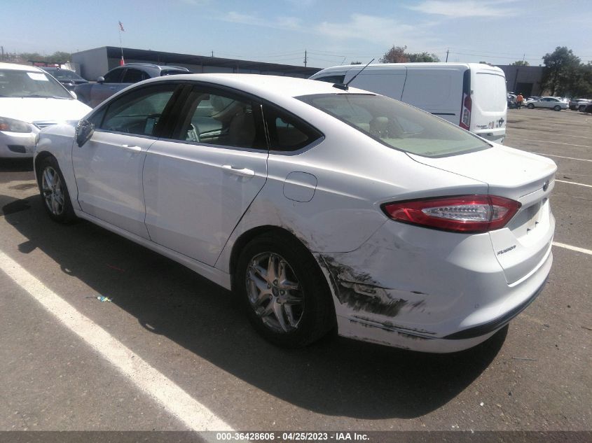 2016 FORD FUSION SE - 3FA6P0H75GR203313