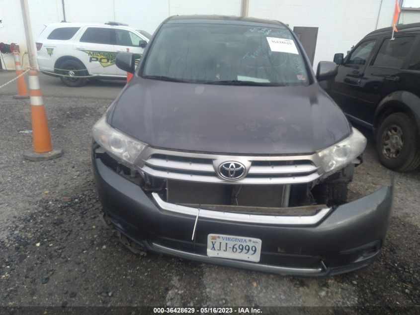 2013 TOYOTA HIGHLANDER - 5TDZA3EH9DS039483
