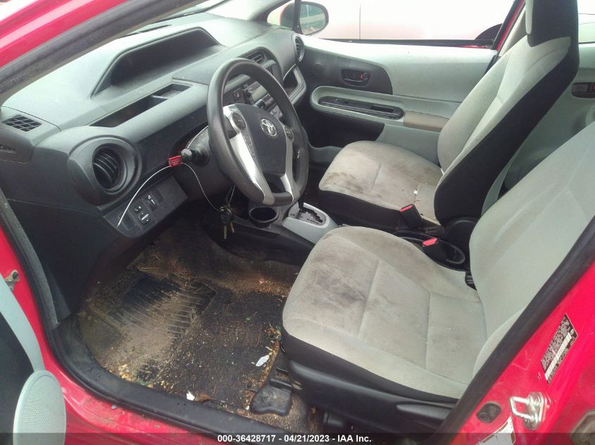 2013 TOYOTA PRIUS C ONE/TWO/THREE/FOUR - JTDKDTB37D1552276