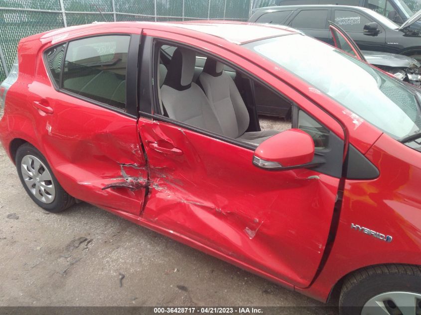 2013 TOYOTA PRIUS C ONE/TWO/THREE/FOUR - JTDKDTB37D1552276