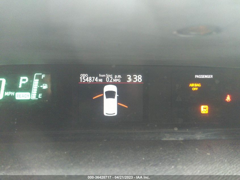 2013 TOYOTA PRIUS C ONE/TWO/THREE/FOUR - JTDKDTB37D1552276