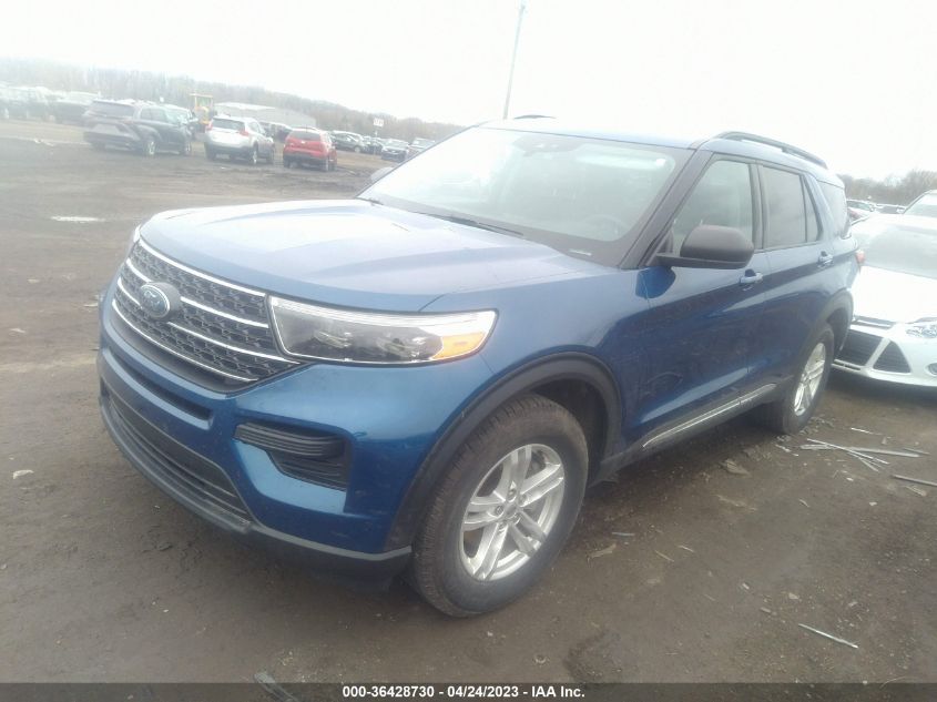 2021 FORD EXPLORER XLT - 1FMSK8DH5MGA63752