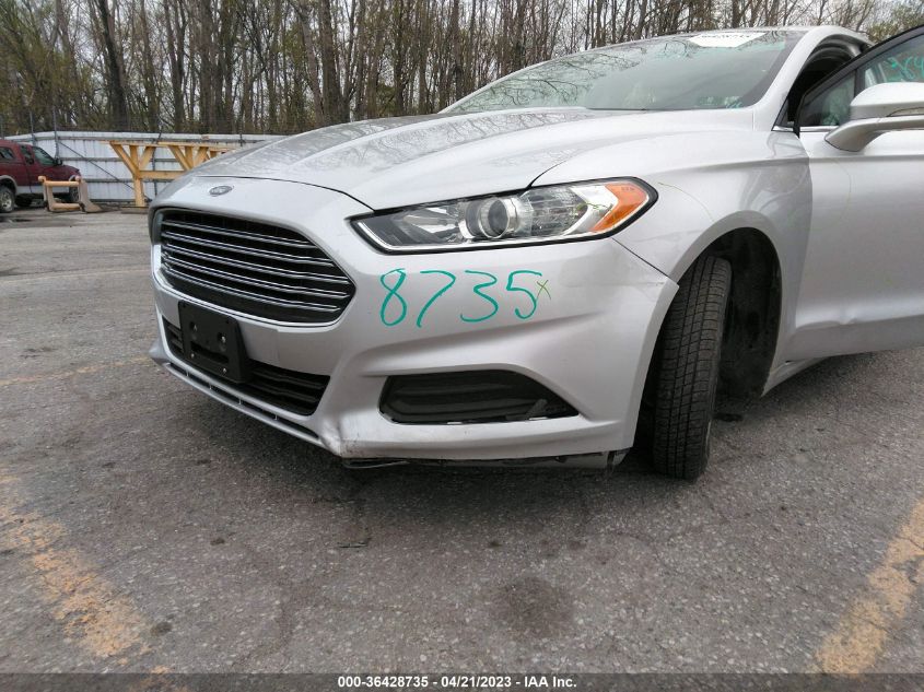 2016 FORD FUSION SE - 1FA6P0H74G5130163