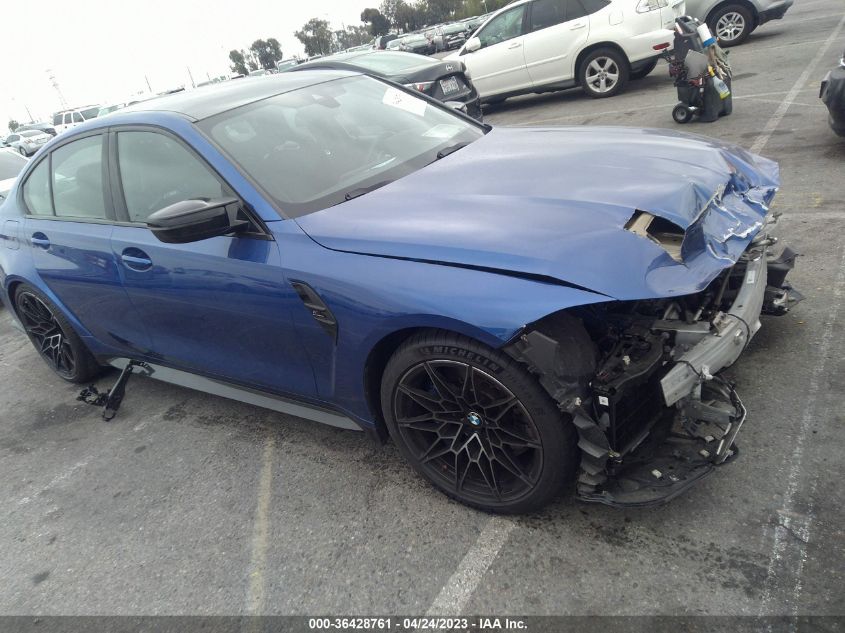 2022 BMW M3 COMPETITION XDRIVE - WBS43AY09NFM10618