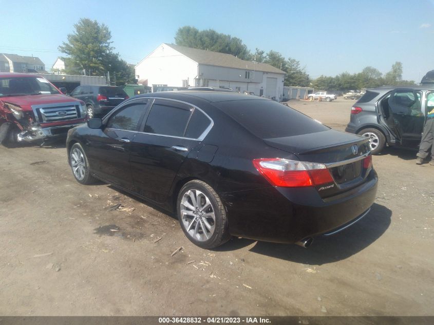 2015 HONDA ACCORD SEDAN SPORT - 1HGCR2F59FA255963