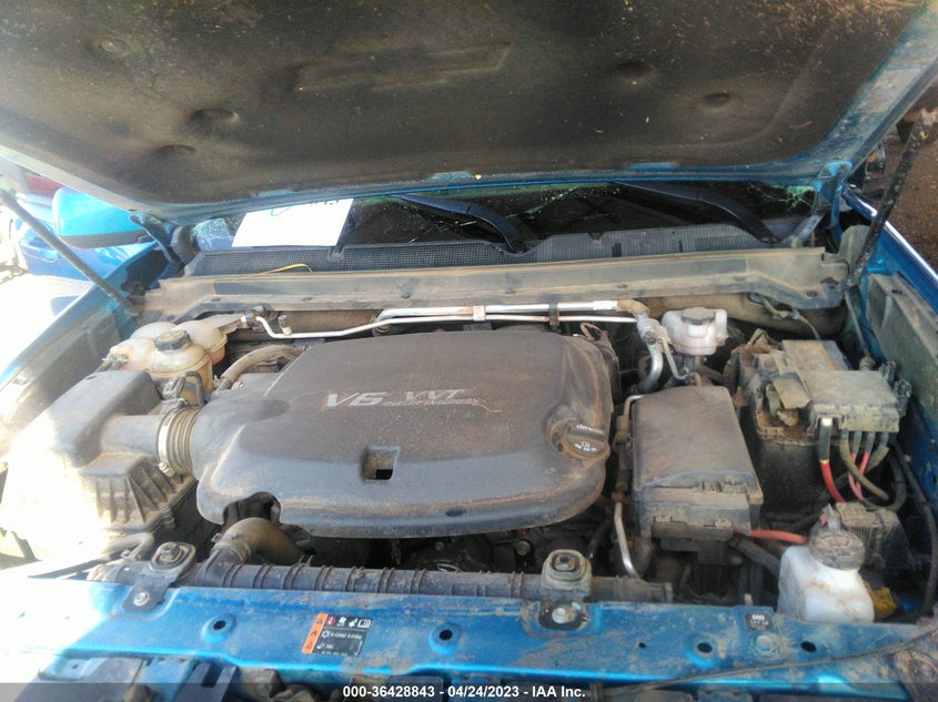 VIN 1GCGSCENXM1207252 2021 CHEVROLET COLORADO 2WD LT