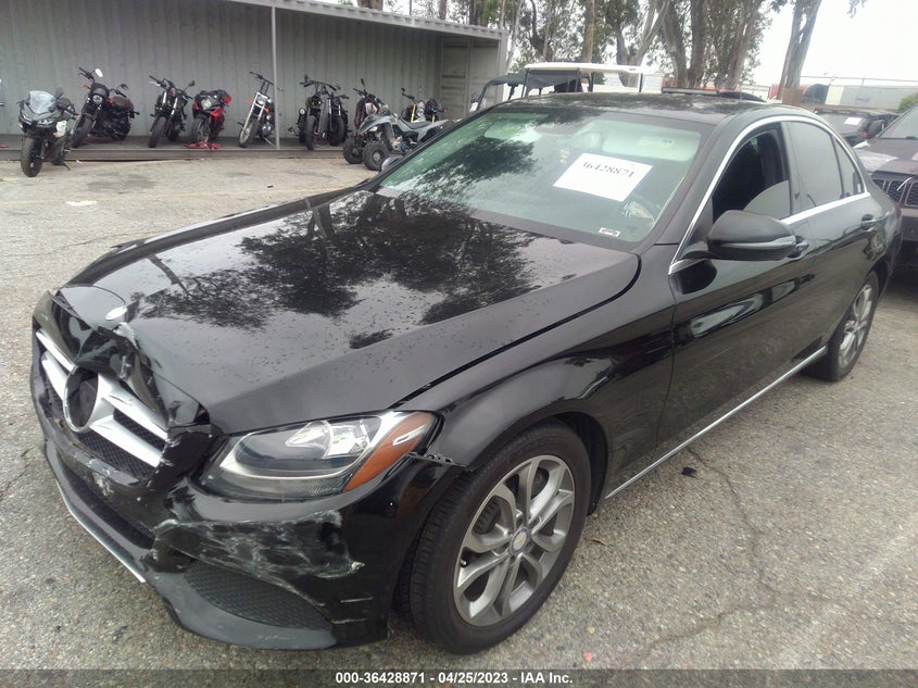 VIN 55SWF4JB7HU199611 2017 MERCEDES-BENZ C-CLASS C 300