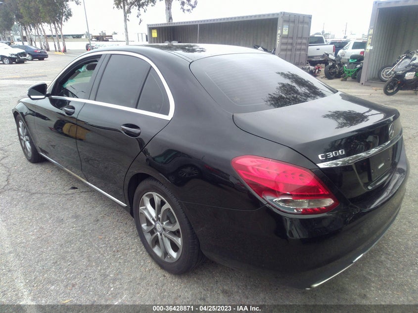 VIN 55SWF4JB7HU199611 2017 MERCEDES-BENZ C-CLASS C 300