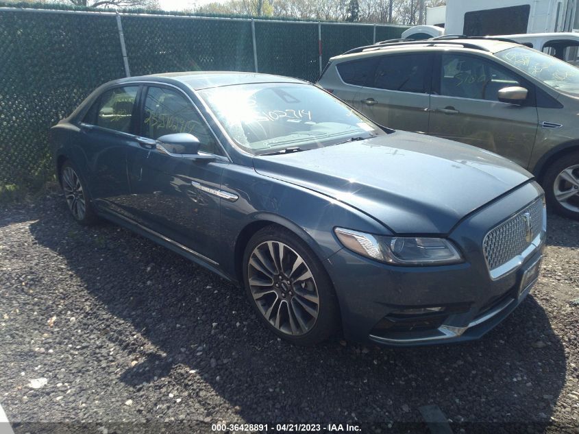 2019 LINCOLN CONTINENTAL SELECT - 1LN6L9SK5K5614354