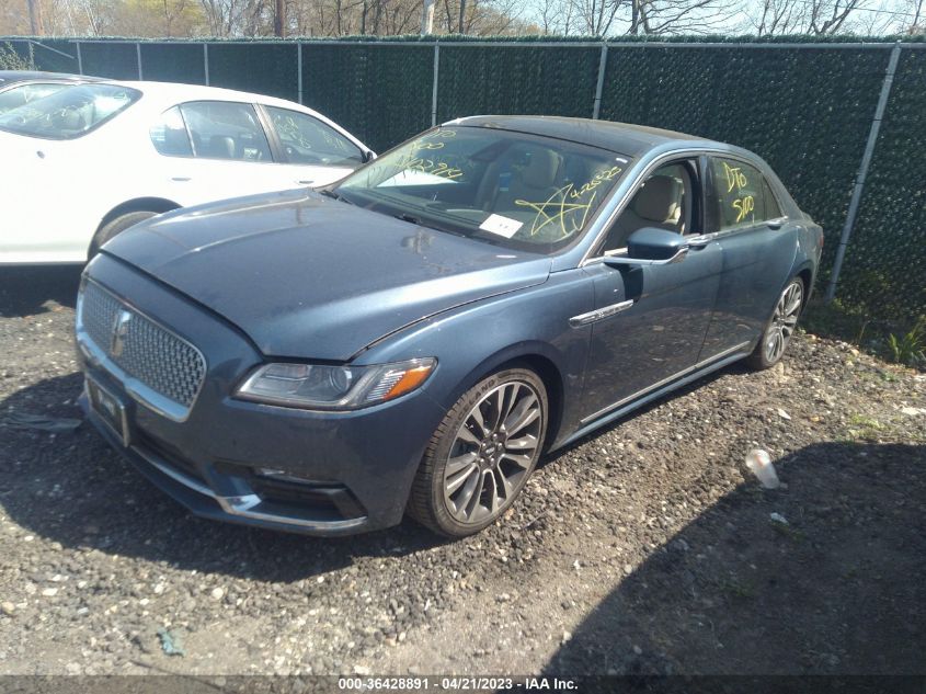 2019 LINCOLN CONTINENTAL SELECT 1LN6L9SK5K5614354