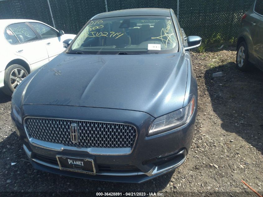 2019 LINCOLN CONTINENTAL SELECT 1LN6L9SK5K5614354