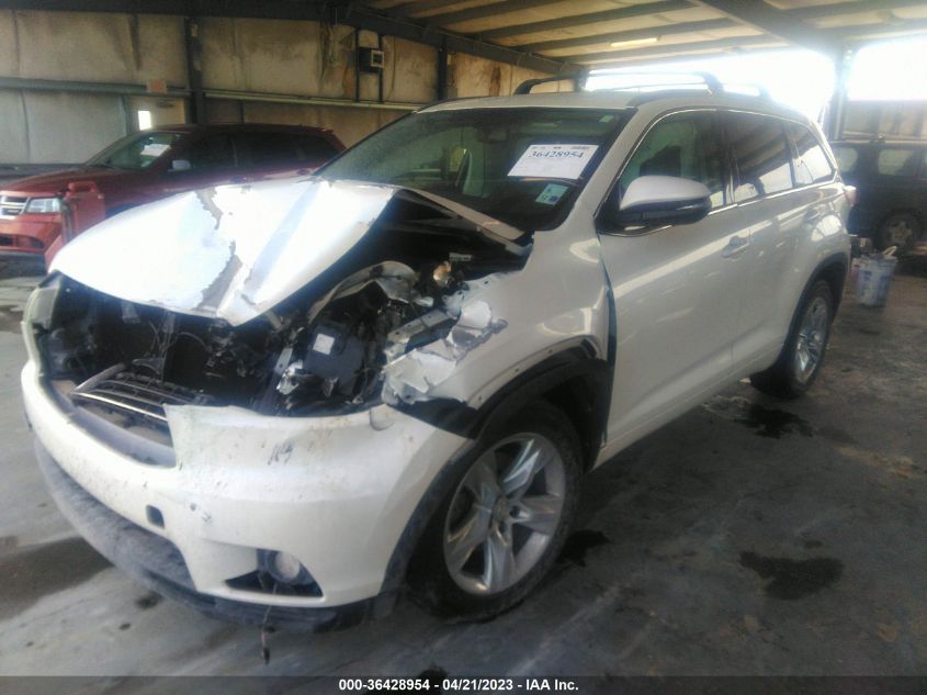 2015 TOYOTA HIGHLANDER LIMITED - 5TDYKRFH1FS051818