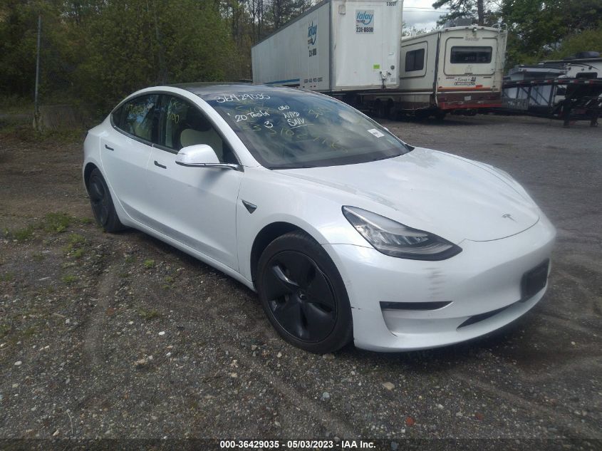2020 TESLA MODEL 3 LONG RANGE - 5YJ3E1EB7LF720240