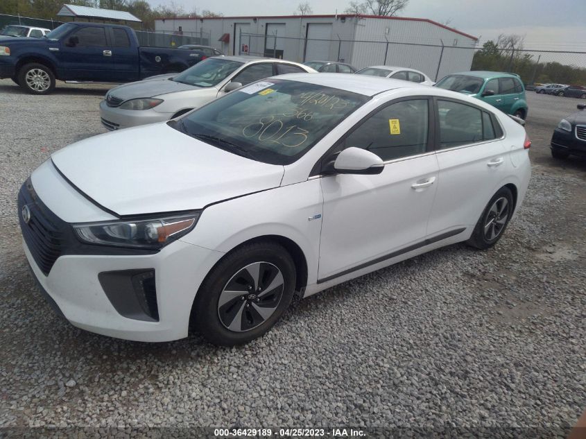 2018 HYUNDAI IONIQ HYBRID SEL - KMHC75LC4JU068013