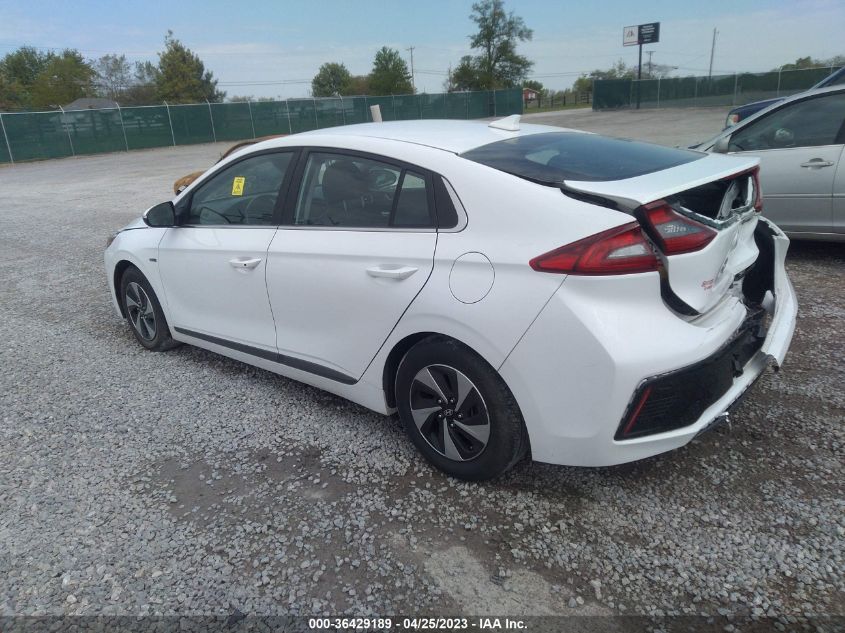 2018 HYUNDAI IONIQ HYBRID SEL - KMHC75LC4JU068013