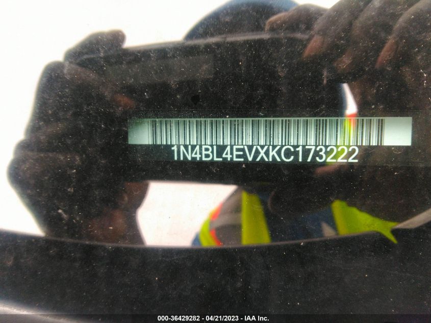 2019 NISSAN ALTIMA 2.5 SL - 1N4BL4EVXKC173222