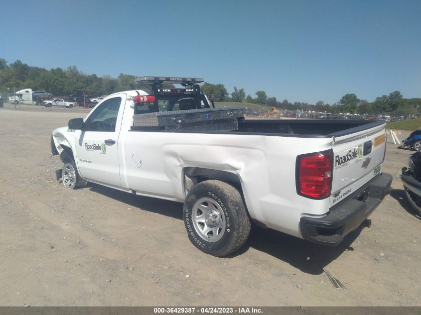 2018 CHEVROLET SILVERADO 1500 WORK TRUCK - 1GCNCNEH3JZ380506