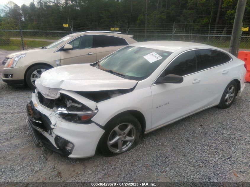 2016 CHEVROLET MALIBU LS - 1G1ZC5ST9GF229070