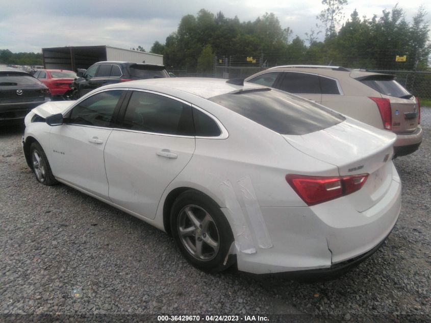 2016 CHEVROLET MALIBU LS - 1G1ZC5ST9GF229070