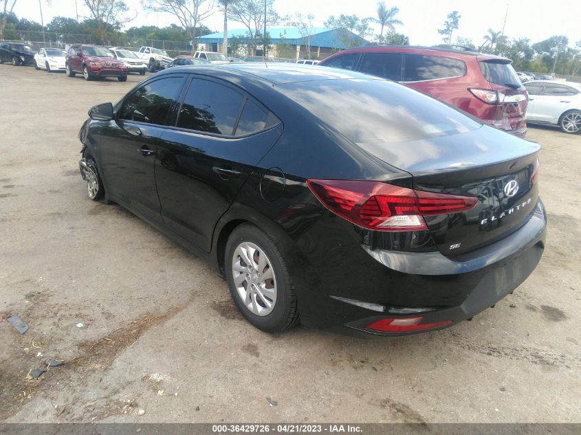 2019 HYUNDAI ELANTRA SE - 5NPD74LFXKH483765