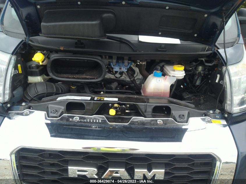 2019 RAM PROMASTER CARGO VAN - 3C6URVJG6KE543810