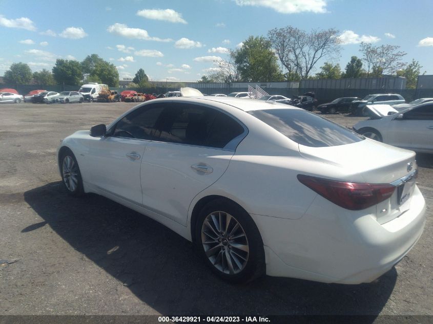 2018 INFINITI Q50 3.0T LUXE - JN1EV7AR3JM611845