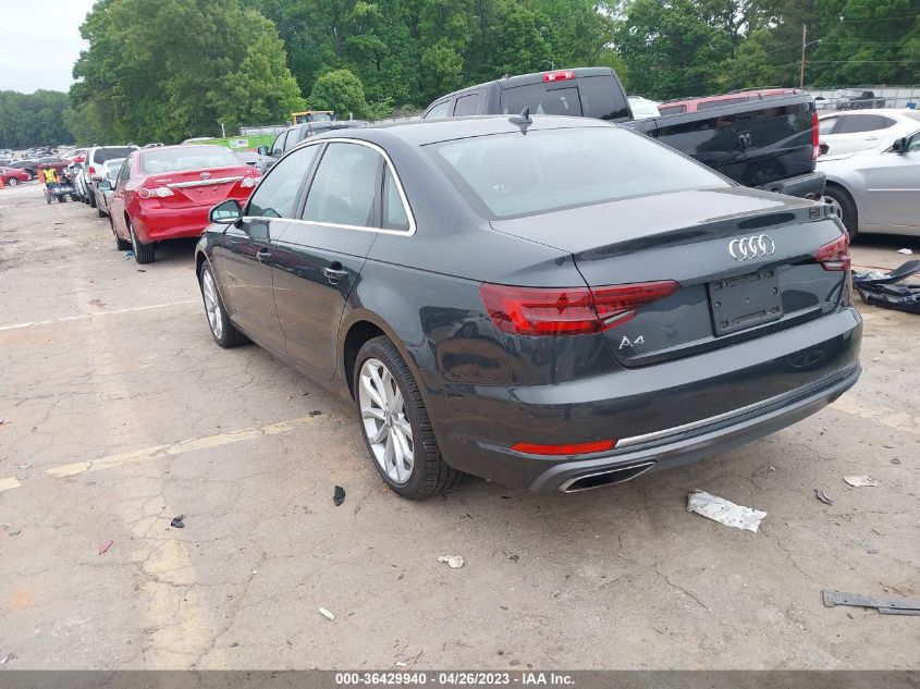 2019 AUDI A4 PREMIUM/TITANIUM PREMIUM - WAUGMAF46KN005855